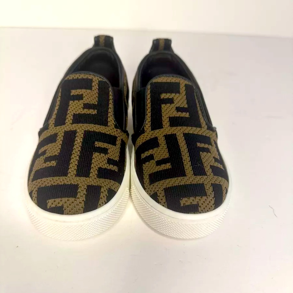 Fendi Toddler Little Kid’s & Kid’s Logo Slip-On Sneakers